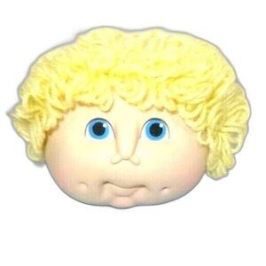 The Original Doll Head Blond Curly Hair Martha Nelson Sewing Craft Vintage 1984